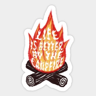 Campfire Sticker